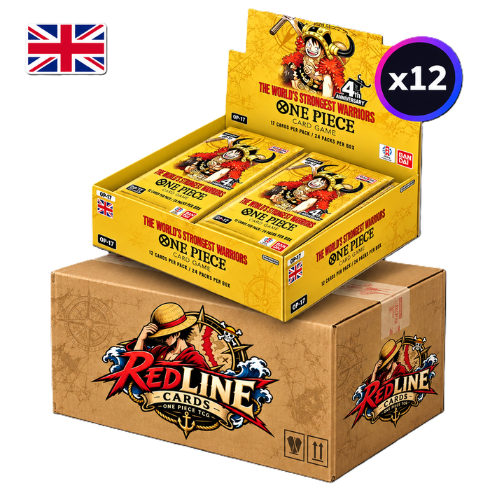 Case One Piece OP-17 The World's Strongest Warriors – Inglese (ENG) 12 Box