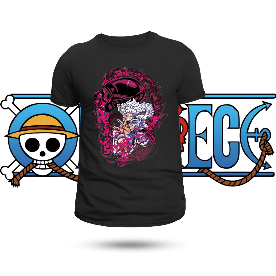 T-shirt One Piece Rufy Gear 5 — Nika
