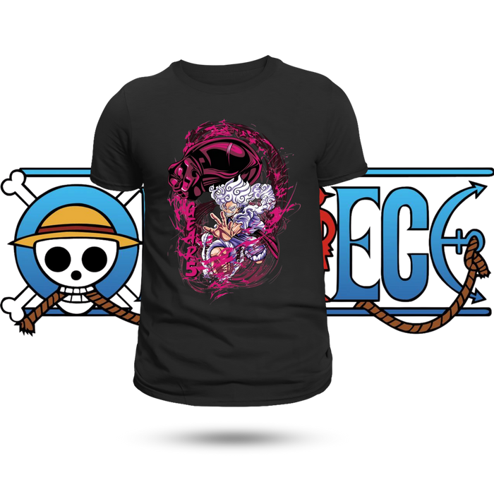 T-shirt One Piece Rufy Gear 5 — Nika