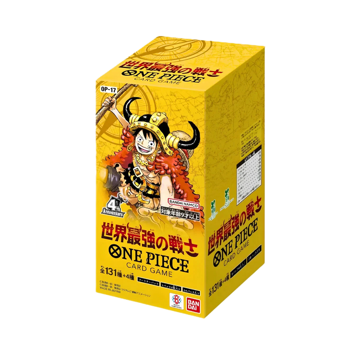 Booster Box One Piece OP-17 The World's Strongest Warriors – Giapponese (JAP)